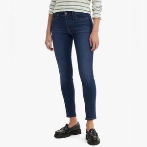 Levi’s 711 Skinny Mid Rise Dark Wash 31” Inseam Size 29 Dark Wash Like New Used